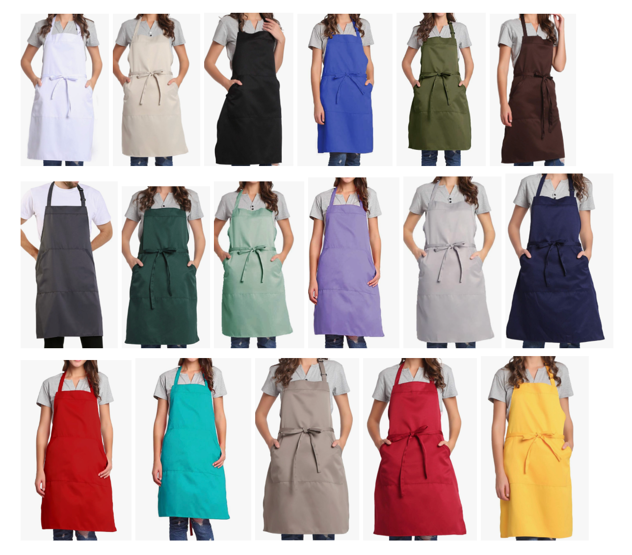 Custom Embroidered Kitchen Aprons