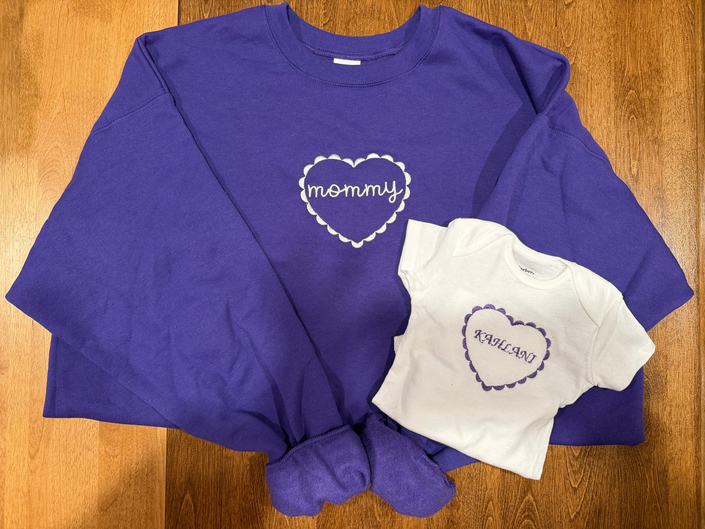 Heart You Custom Crew Neck